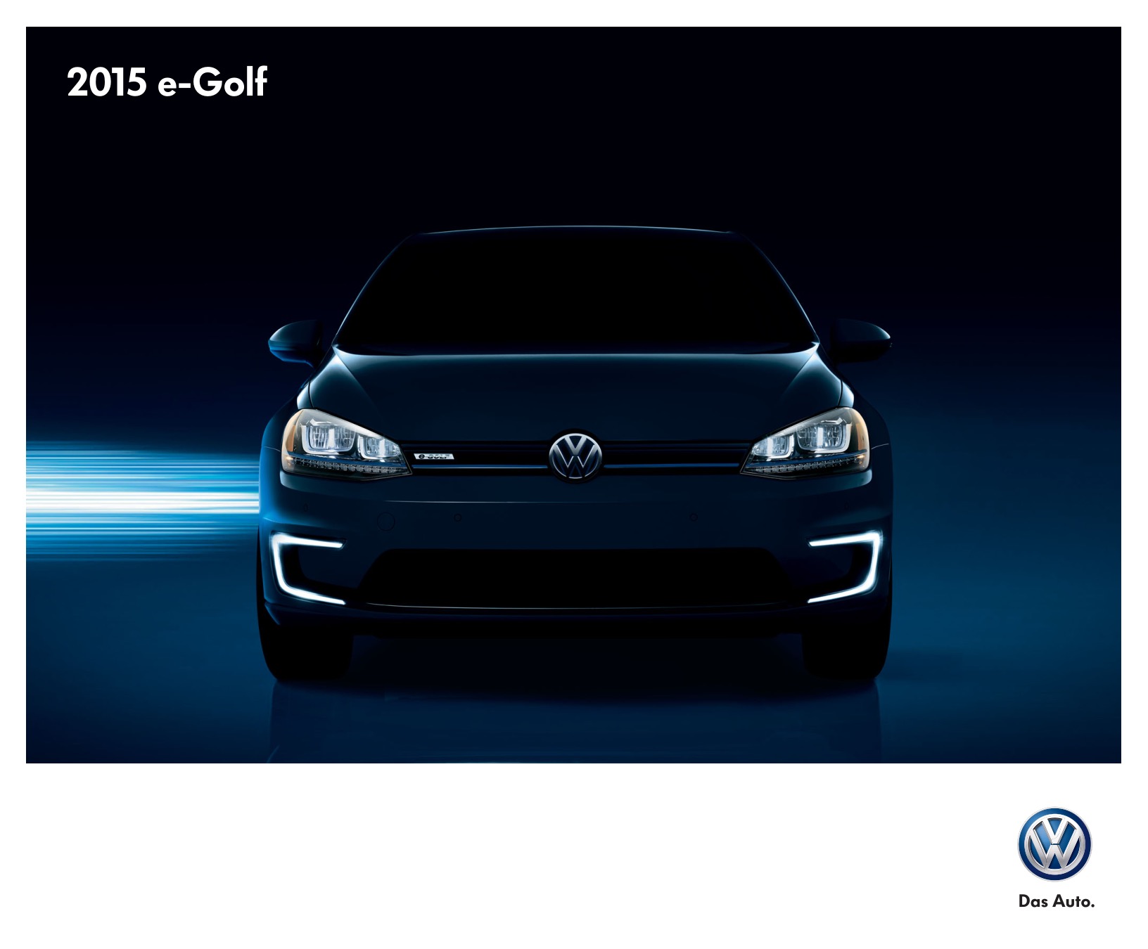 2015 VW Golf e Brochure Page 2